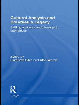 cover image of Cultural Analysis and Bourdieu's Legacy